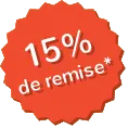 15 % de remise